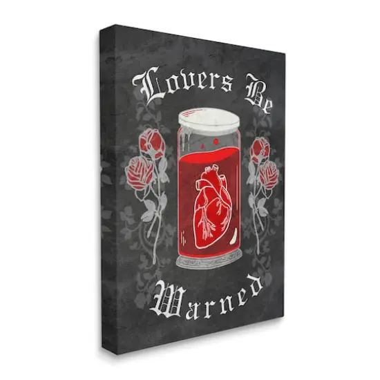 Stupell Industries Spooky Heart In Jar Canvas Wall Art {4}