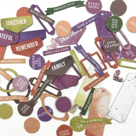 49 And Market ARToptions Plum Grove Chipboard Set {5}