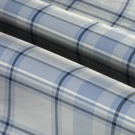 Springs Creative Modern Coastal Naomi Raffia Chambray Blue Fabric {3}