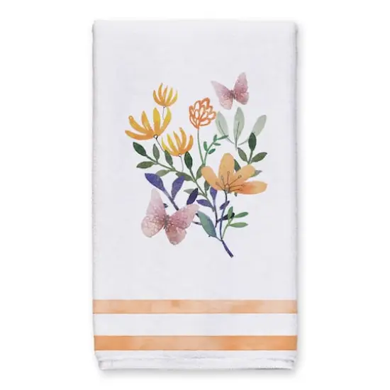 Butterflies and Flowers Tea Towel - Set of 2 {3}