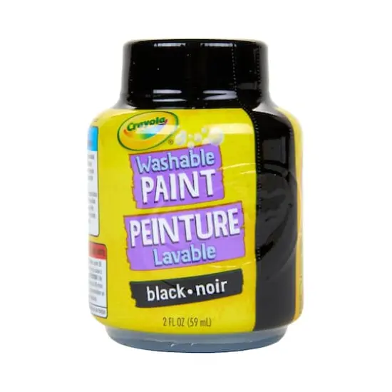 Crayola&reg; 2oz. Black Washable Paints, 12ct. {3}