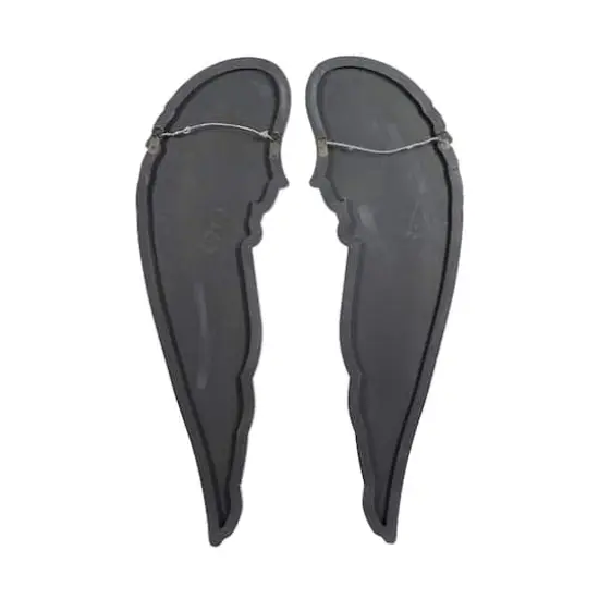 40" White Wood Vintage Wings Wall D&eacute;cor Set {5}