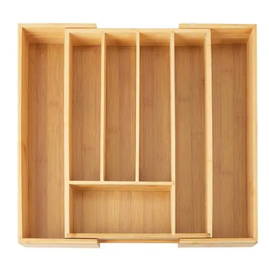 Kitchen Details Bamboo Expandable Cutlery Tray {10}