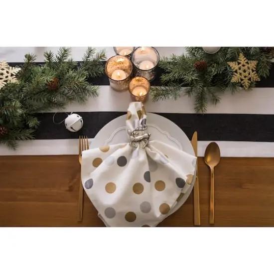 DII&reg; Silver Stag Napkin Rings, 6ct. {4}