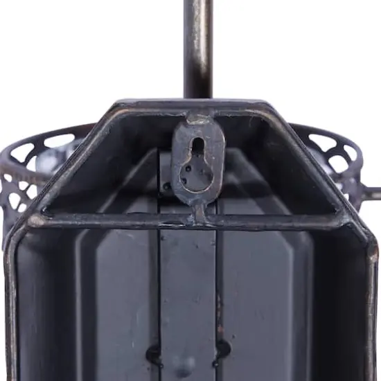 30" Brown Glass Traditional Candle Wall Sconce {5}