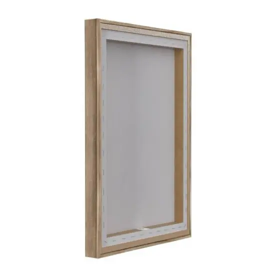 Stupell Industries Porch with American Flag Floater Framed Art Brown {5}