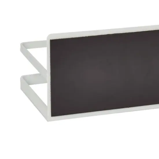 Household Essentials 10" Metal Magnetic Spice Organizer White {8}