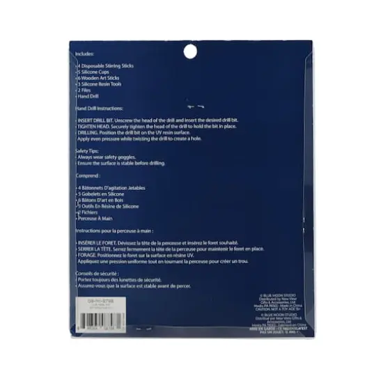 Blue Moon Studio&trade; UV Resin Craft Resin Tool Kit {6}