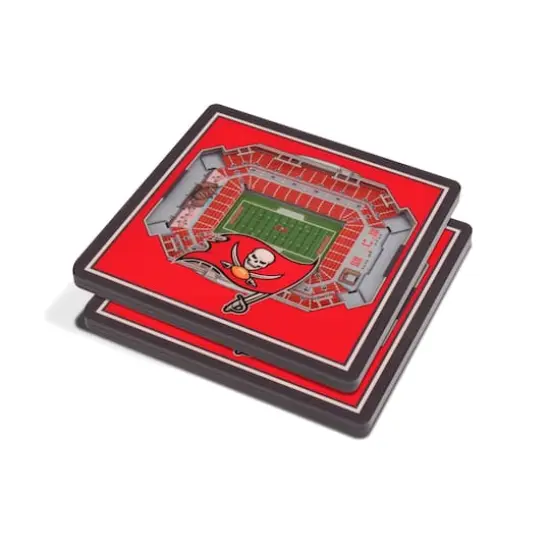 3D StadiumView Coasters Tampa Bay Buccaneers {1}