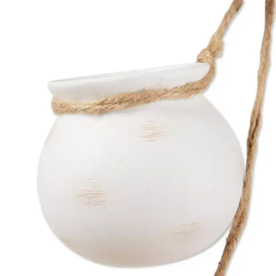 23" Garden Dangling Mini Pots Neutral {6}