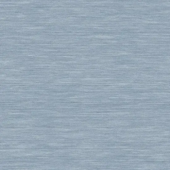 RoomMates Mr. Kate Stella Grasscloth Peel & Stick Wallpaper Dusty Blue {2}