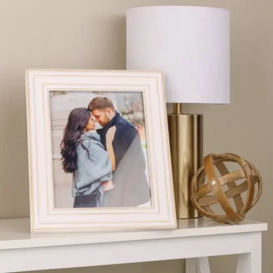 Expressions&trade; 8" x 10" White with Distressed Edges Frame by Studio D&eacute;cor&reg; {4}