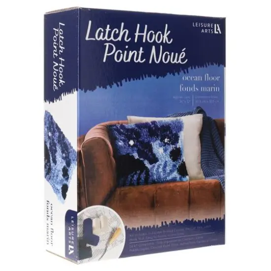 Leisure Arts&reg; Ocean Floor Latch Hook Kit {6}