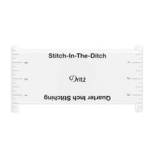 Dritz&reg; Clear Acrylic Stitch Tool for 1/4'' Presser Foot {5}