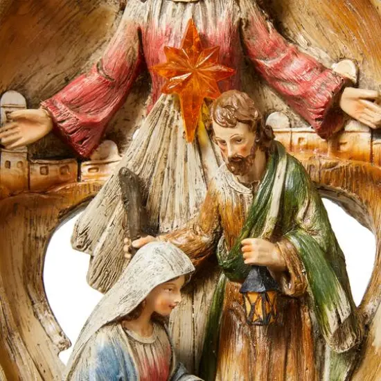 Glitzhome&reg; 11" Nativity D&eacute;cor {8}