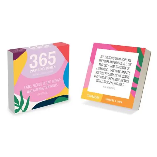 TF Publishing 2024 365 Inspiring Women Daily Desktop Calendar {1}