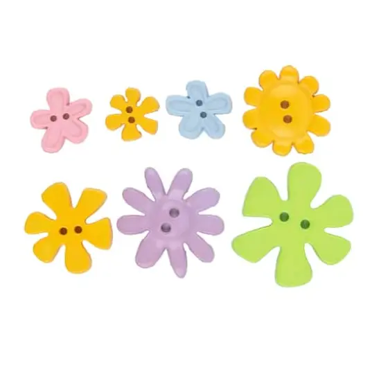 Favorite Findings&trade; Pastel Flower Button Mix {3}
