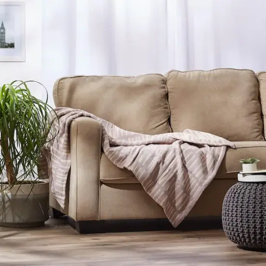 DII&reg; Dusty Lilac Urban Jacquard Throw {5}