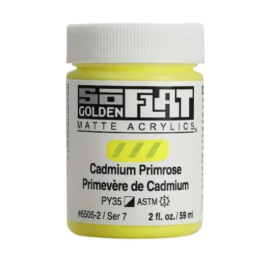 Golden&reg; 2oz. SoFlat Matte Acrylic Paint Cadmium Primrose {1}
