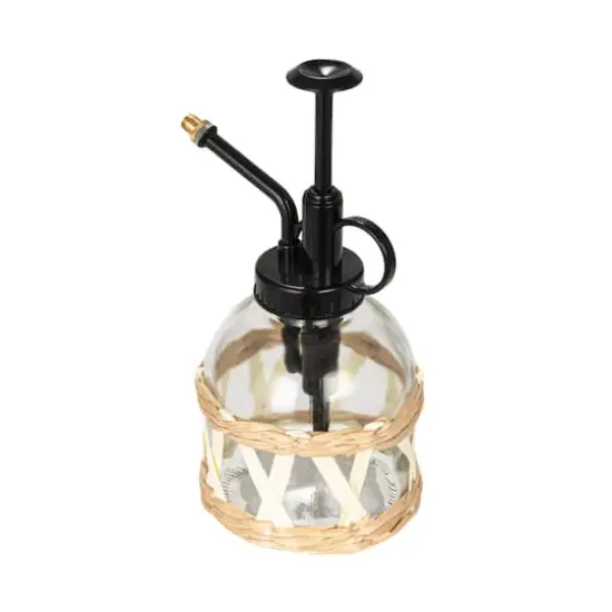 Hello Honey&reg; 6.75" Glass Plant Mister with Natural Woven Sleeve {1}