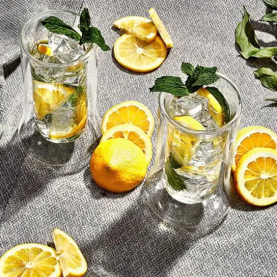 JoyJolt&reg; Cosmo Insulated Double Wall Highball Glasses, 4ct. {5}