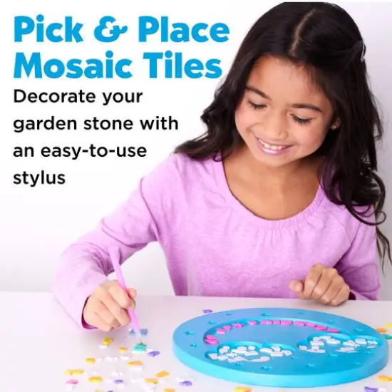Creativity for Kids&reg; Rainbow Garden Stone {5}