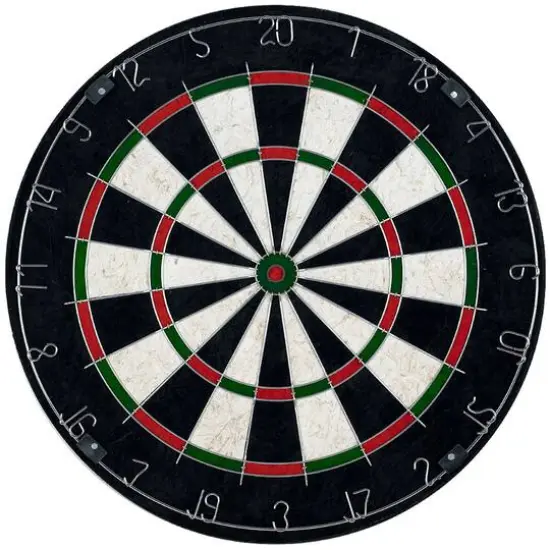Toy Time Bristle Dartboard Professional Regulation Size Tournament Set {3}