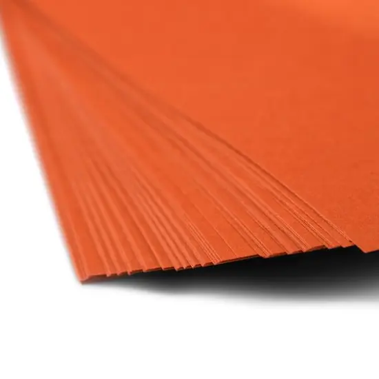 JAM Paper Orange 8.5" x 11" 24lb. Recycled Paper Pack, 500 Sheets {3}
