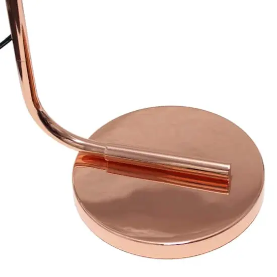 Simple Designs 63" Antique-Style Iron Lantern Floor Lamp Rose Gold {8}