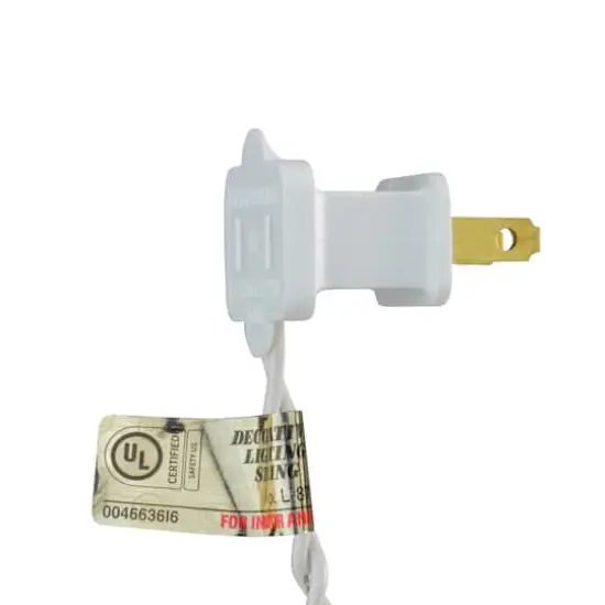 10ct. Frosted White Globe Patio Light Set {3}