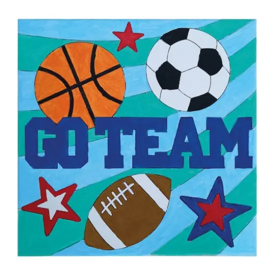 Go Team Canvas Painting Kit by Creatology&trade; {1}