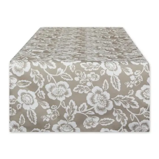 StoneFloral Print Outdoor Table Runner, 14" x 72" {1}