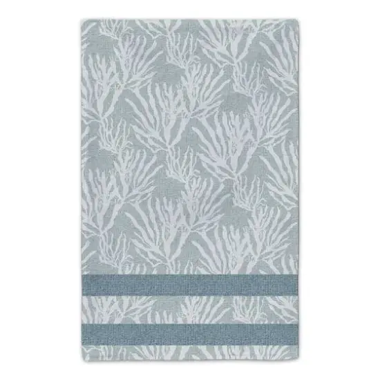 A Walk On The Beach Tea Towel Set Blue/Blue {6}