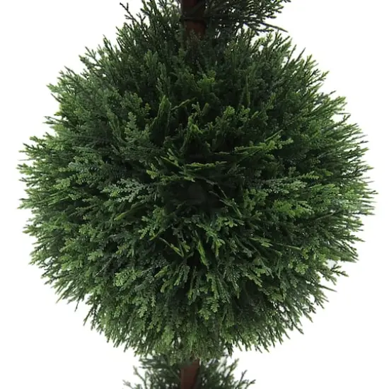 3ft. Potted Cedar Double Ball Topiary Tree {4}