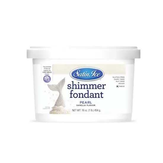 Satin Ice&reg; Pearl Shimmer Fondant, 1lb. {1}