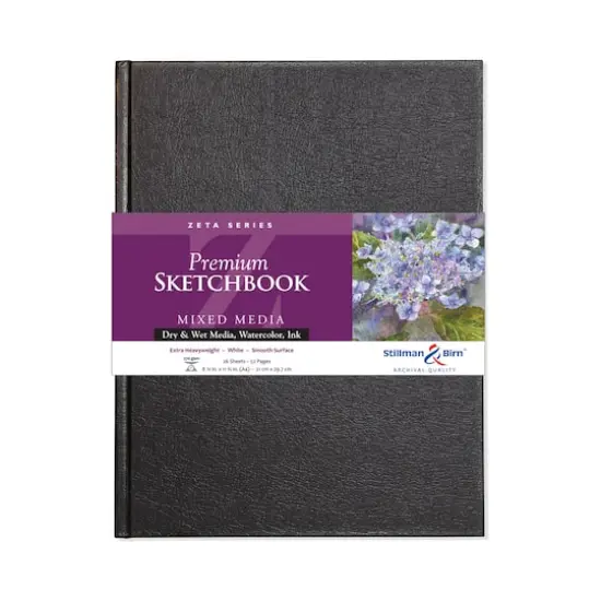 Stillman & Birn&reg; Zeta Series Hardcover Mixed Media Premium Sketchbook, 8.25" x 11.75" {1}