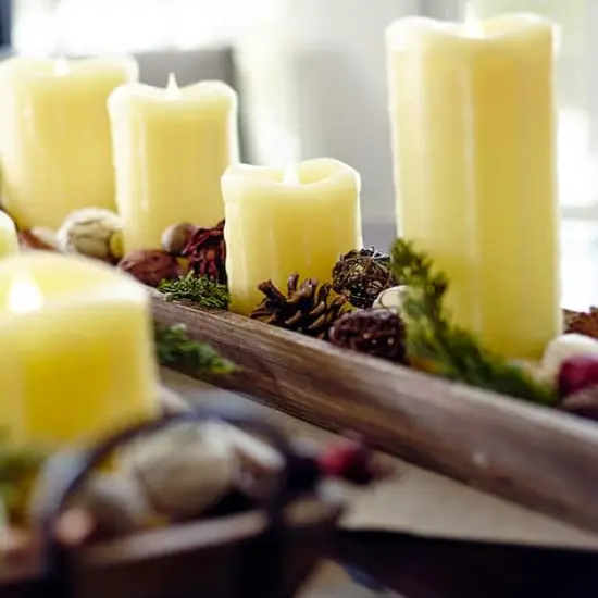 Wooden Tray Set with Handles {3}