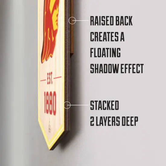 19" NHL 3D StadiumView Banner Phiadelphia Flyers {7}