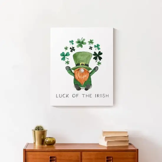 So Very Lucky Canvas 16" x 20" Canvas Wall Art {5}