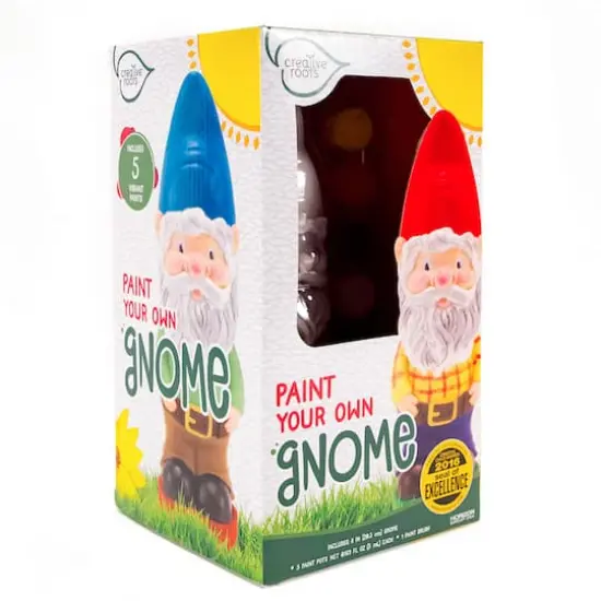 Creative Roots&trade; Paint Your Own Gnome Figurine Kit {7}