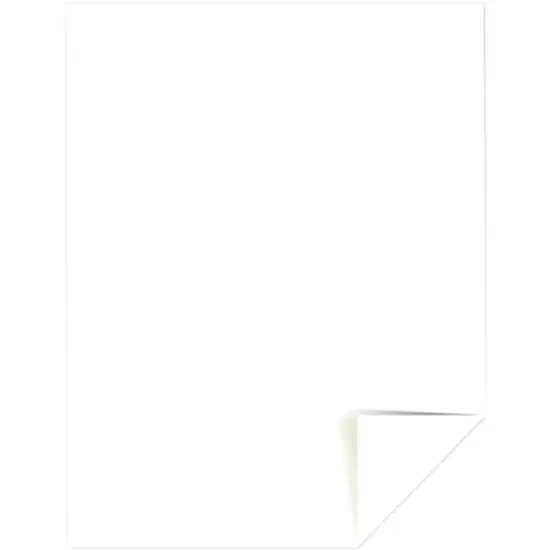 Neenah 110lb Classic Crest Cardstock 8.5"X11" 125/Pkg-Solar White {3}