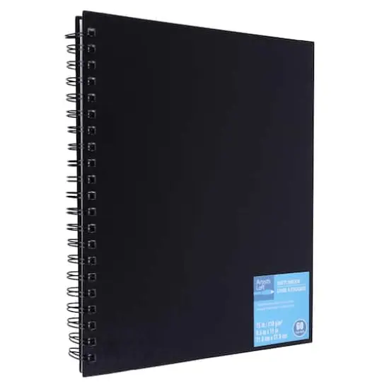 Black Wirebound Sketchbook by Artist's Loft&trade; {6}