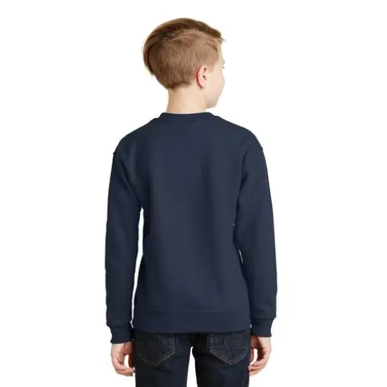 JERZEES&reg; NuBlend&reg; Crewneck Youth Sweatshirt Navy {6}