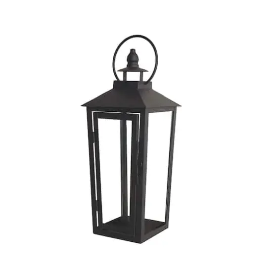 12.2" Black Metal Lantern by Ashland&reg; {3}