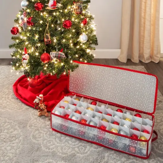 Simplify Red Ornament Storage Organizer {9}