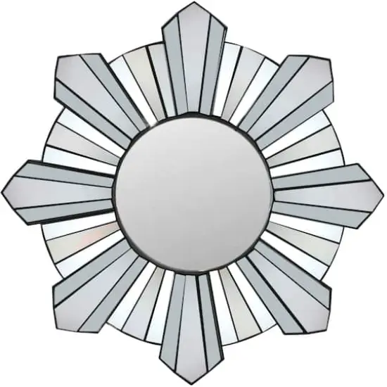 25" Sunburst Round Wall Mirror {1}