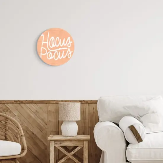 Stupell Industries Hocus Pocus Halloween Phrase Wall Plaque Art {3}