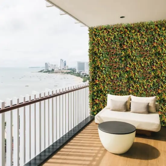 "Dakota" Artificial Foliage Plant Green Wall Panels, 4ct. {5}