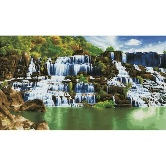 Diamond Dotz® Advanced Pongour Waterfall Diamond Painting Kit {1}