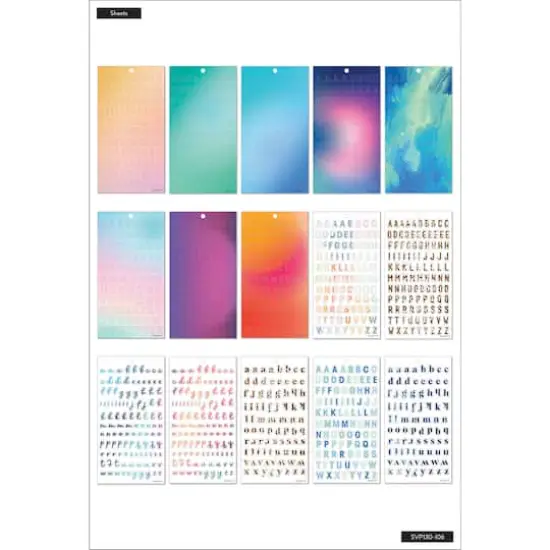 The Happy Planner&reg; Unique Alphabet Font Sticker Book {3}